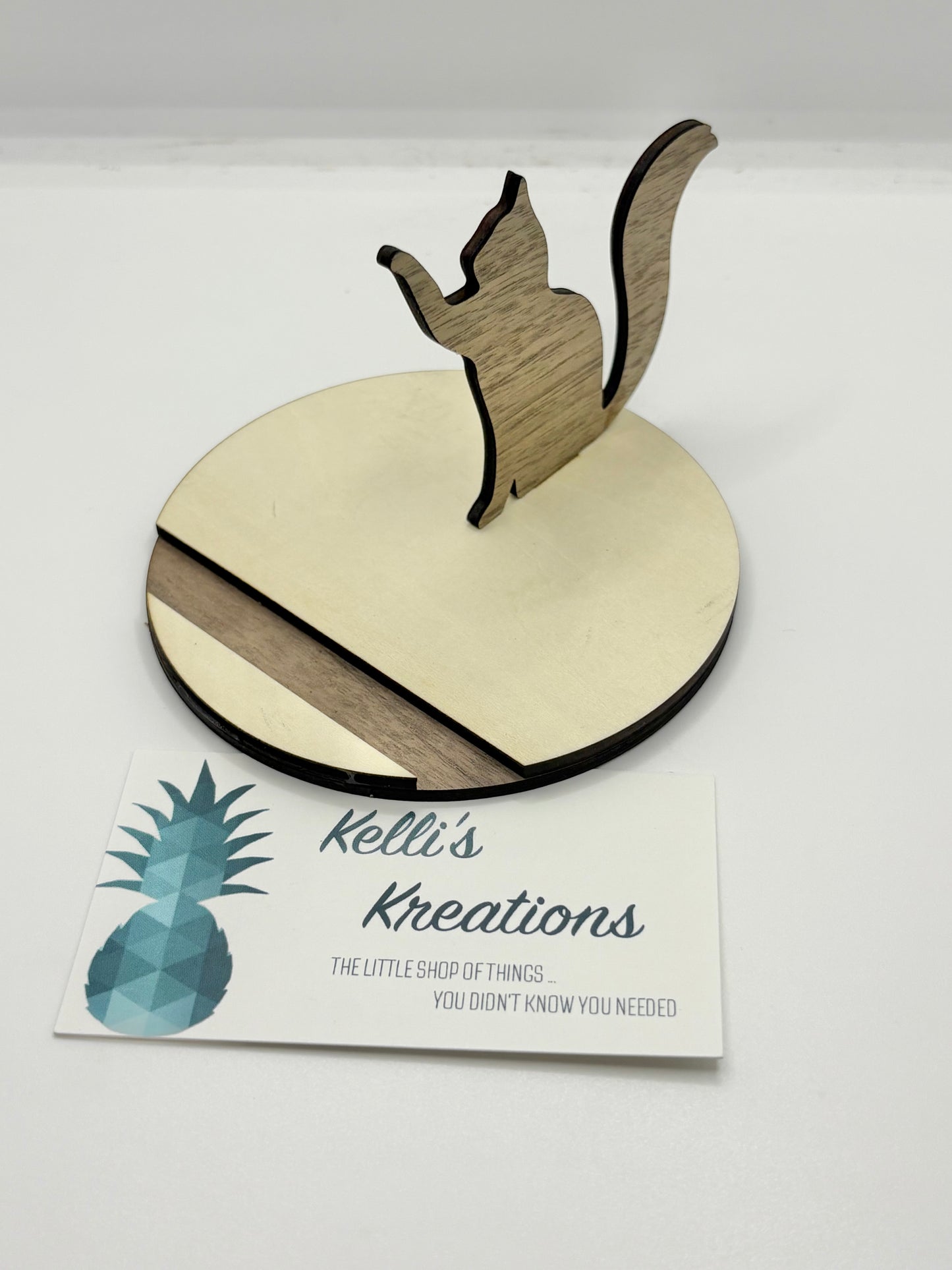 Phone Holder-Brown Cat