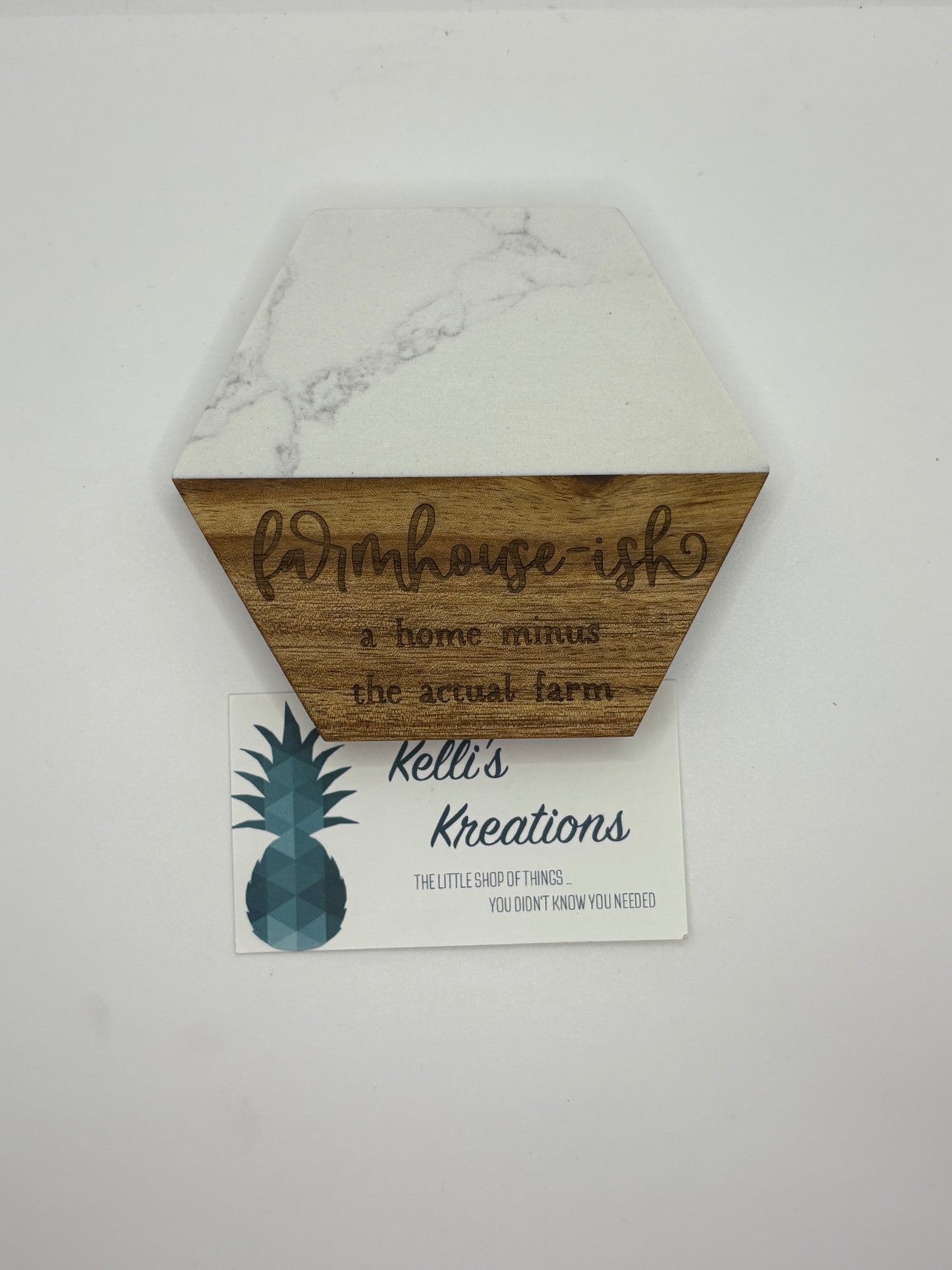 Farmhouse-ish coaster