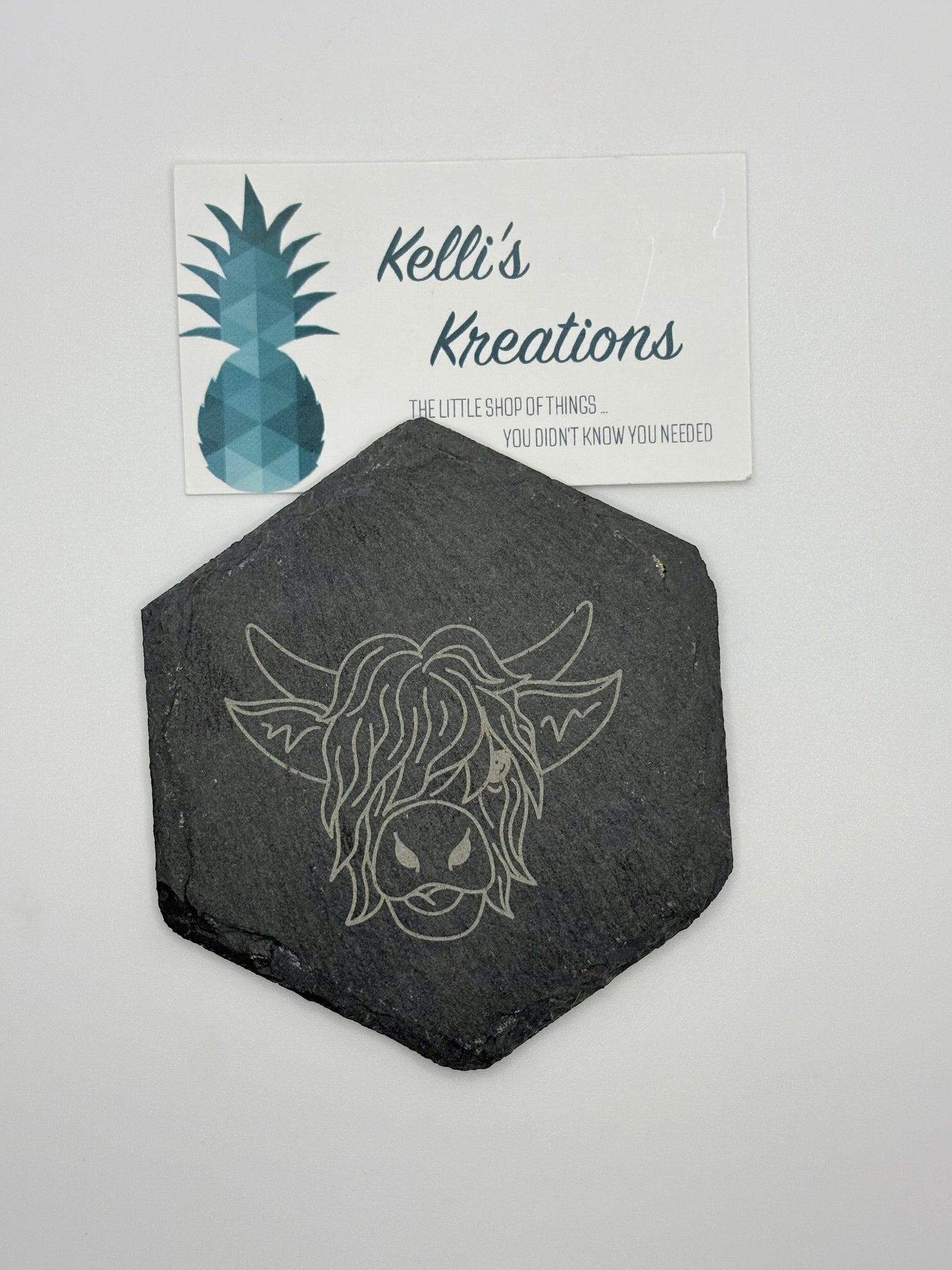 Slate Coasters 4pc