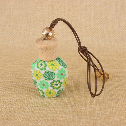 Artistic Floral Soft Clay Car Diffuser