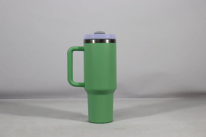 30oz Solid Color For Car Stainless Steel Tumbler with Handle