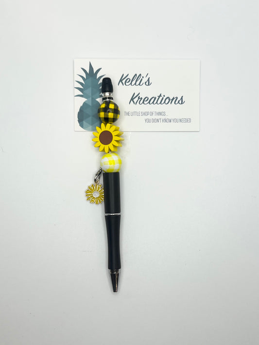 Sunflower Charm Pen 1