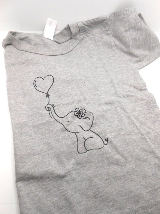 3T Elephant Heart Balloon T-Shirt
