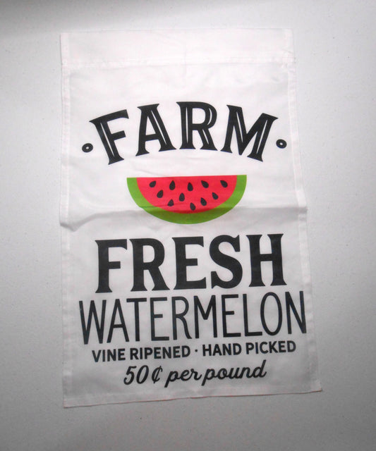 Garden Flag Farm Fresh Watermelons