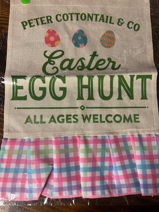 Garden Flag Easter Egg Hunt